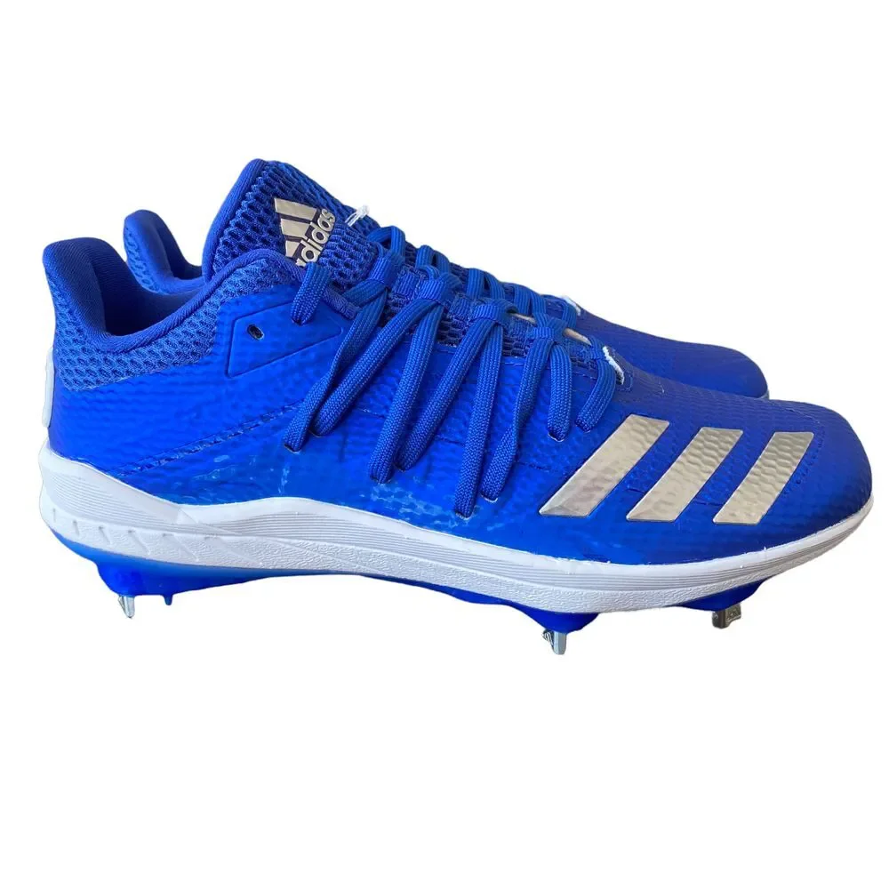 Adidas Adizero Afterburner 6 Speed Baseball Cleats Mens Size 7 Royal Blue G27656